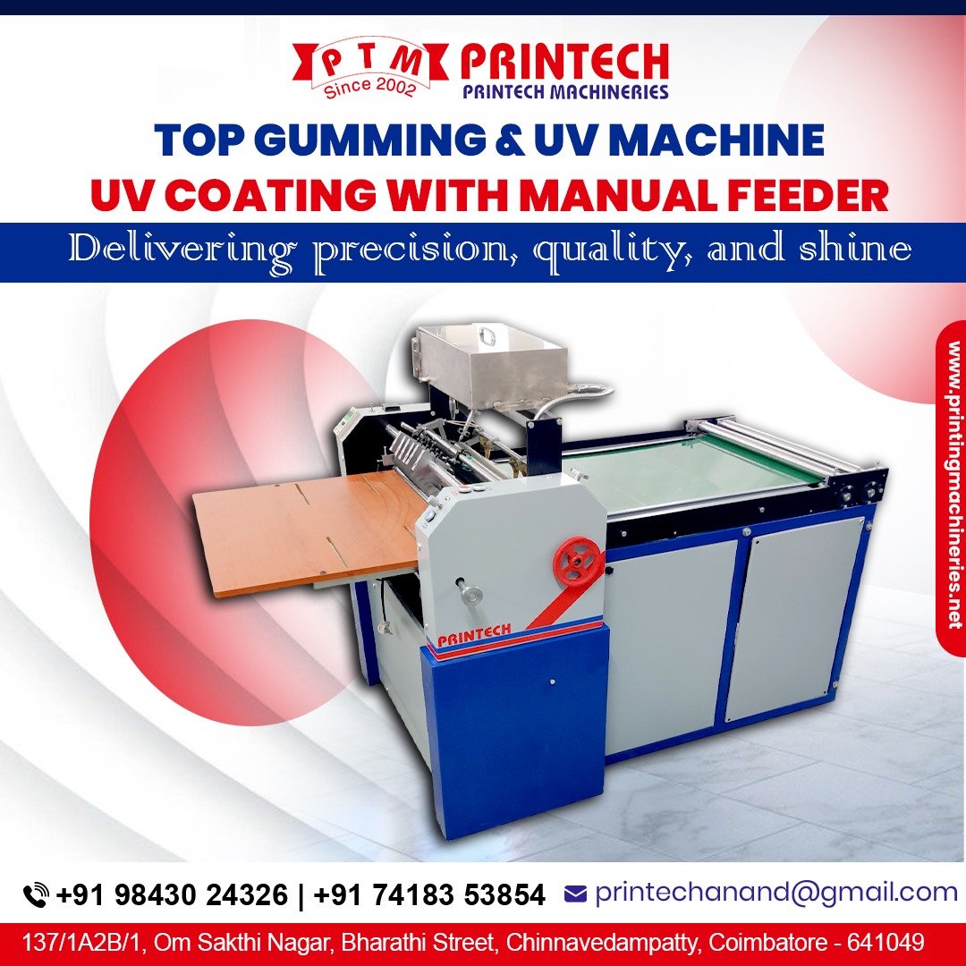 UV and Aqua Coating Machine Manufacturer in Coimbatore