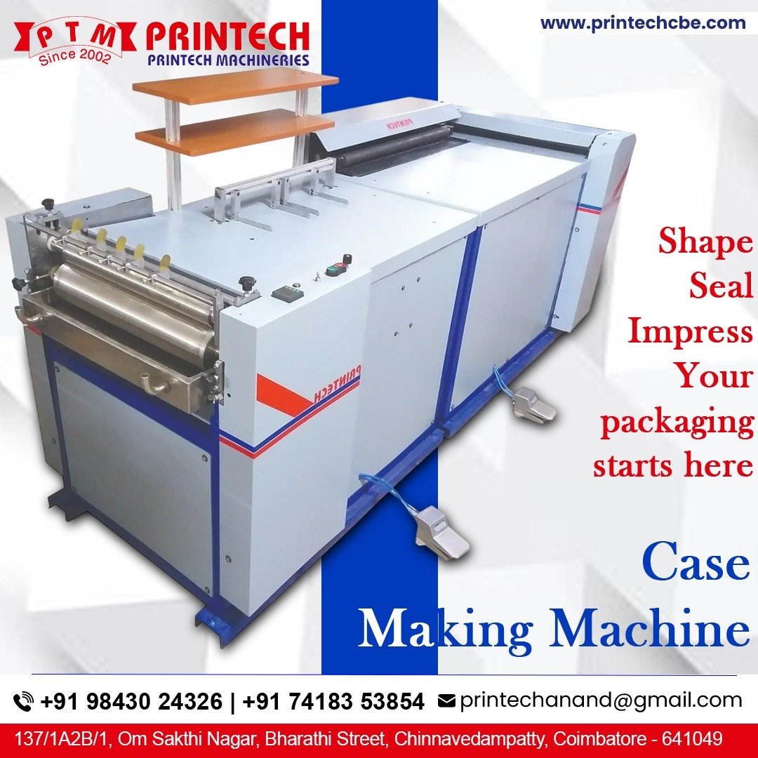 Case Making Machine by Printech Machineries